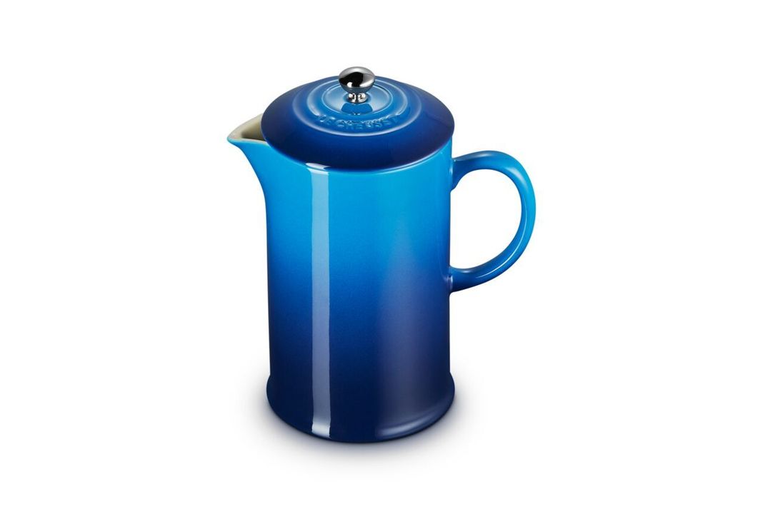 Le Creuset Cafetera 1 Ltrs con prensa Azul Azure Ceramica