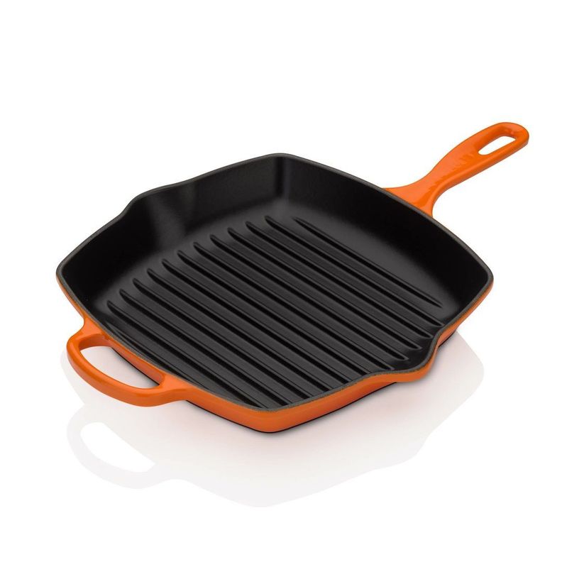 Skillet Grill Cuadrada 26Cm Volcanico Naranjo