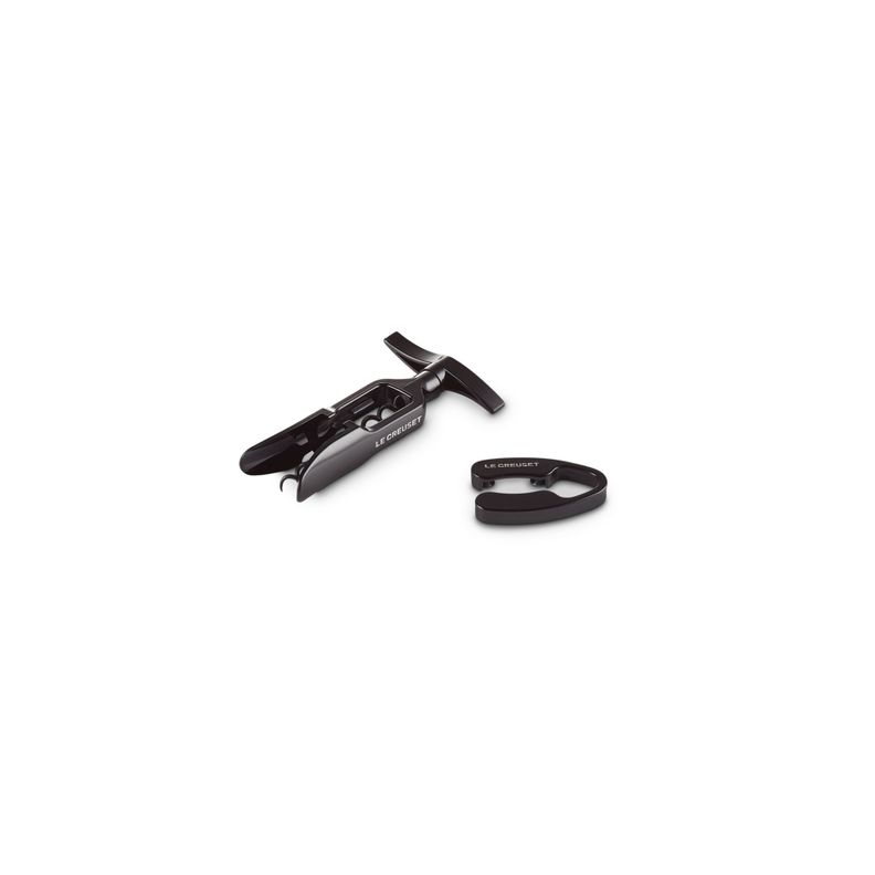 Le Creuset Abridor mesa + Cortacapsulas Black Onyx Negro