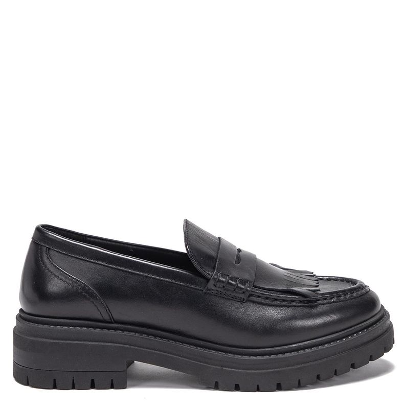 Mocasin de cuero mujer Gacel negro Timothy