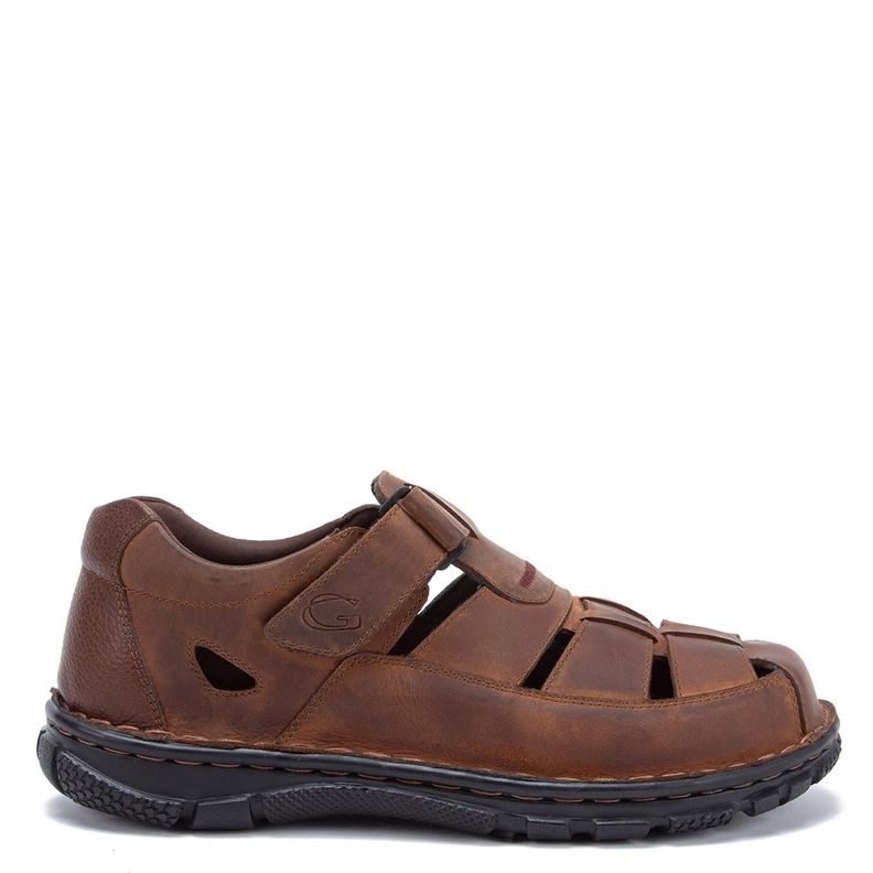 Sandalia de cuero hombre Guante cafe Budapest CL 39 | UK 6.5 | 25.1 CM