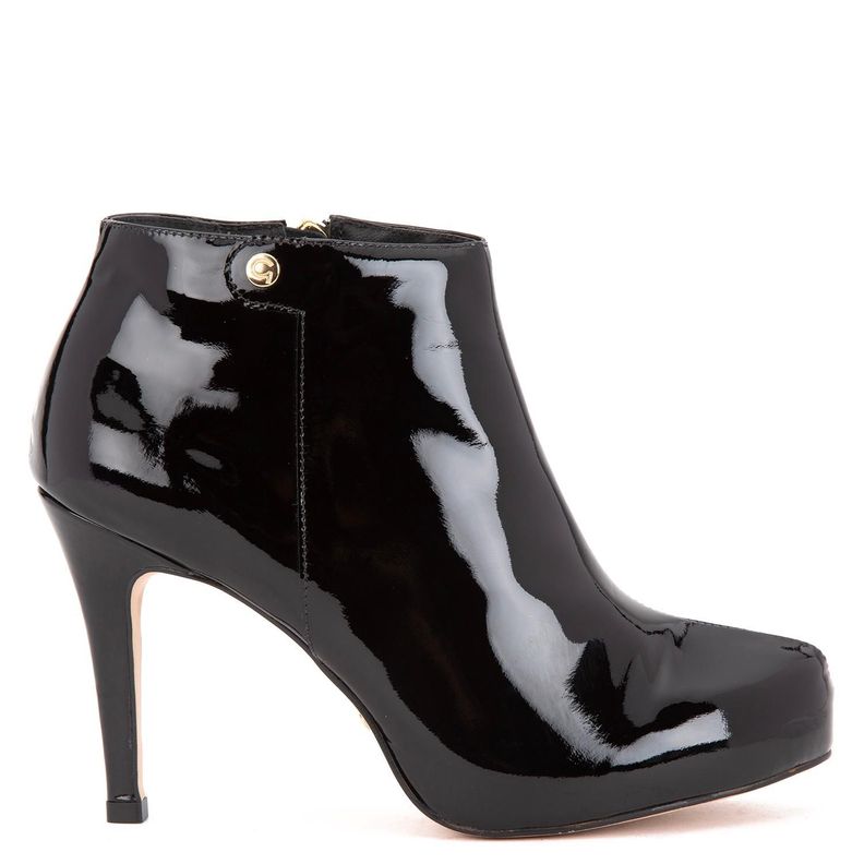 Botin de cuero mujer Gacel negro Olga