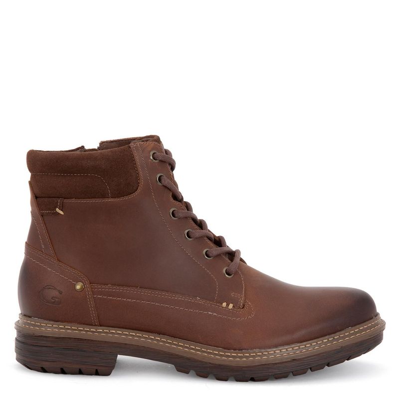 Botin de cuero hombre Guante tostado Nebraska 0035708