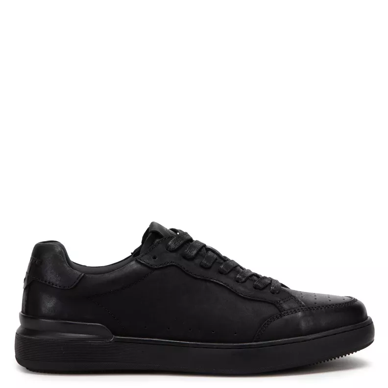 Zapatilla de cuero hombre Guante negro Broome