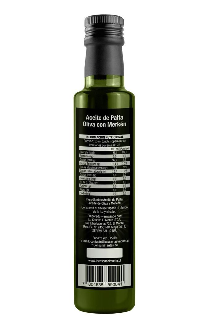 Aceite Gourmet De Palta - Oliva - Merken - 250 cc-1