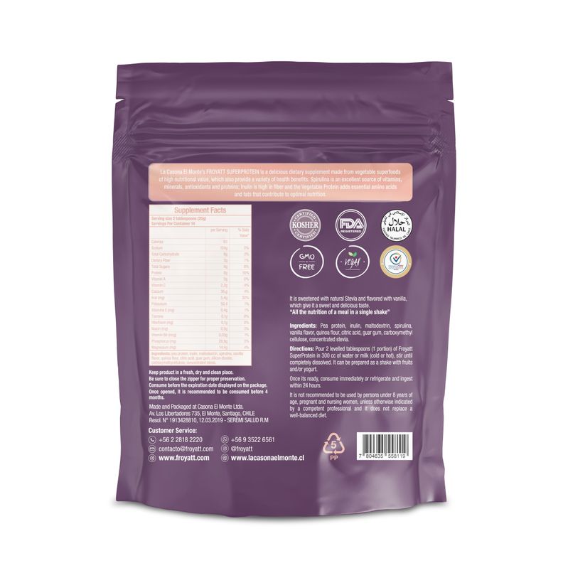 Froyatt Superprotein Alimento Funcional - 280 g-1