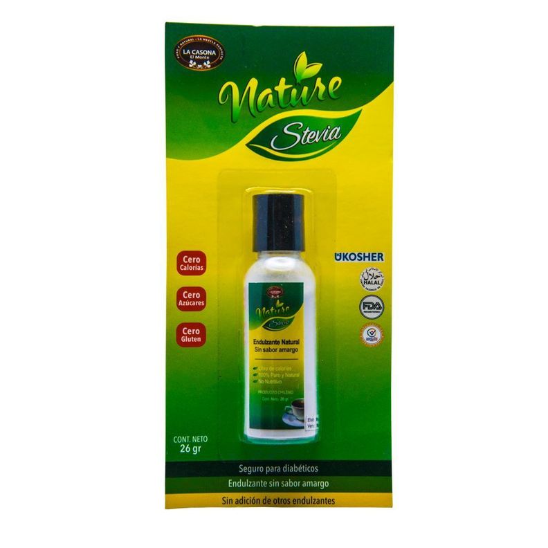 Stevia Pura Concentrada Polvo - 26 g-0