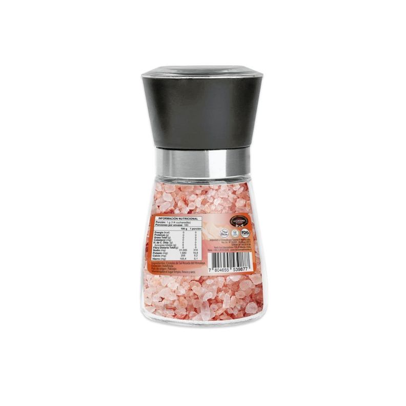 Sal Rosada Del Himalaya Moledor Bajo - 180 g-1