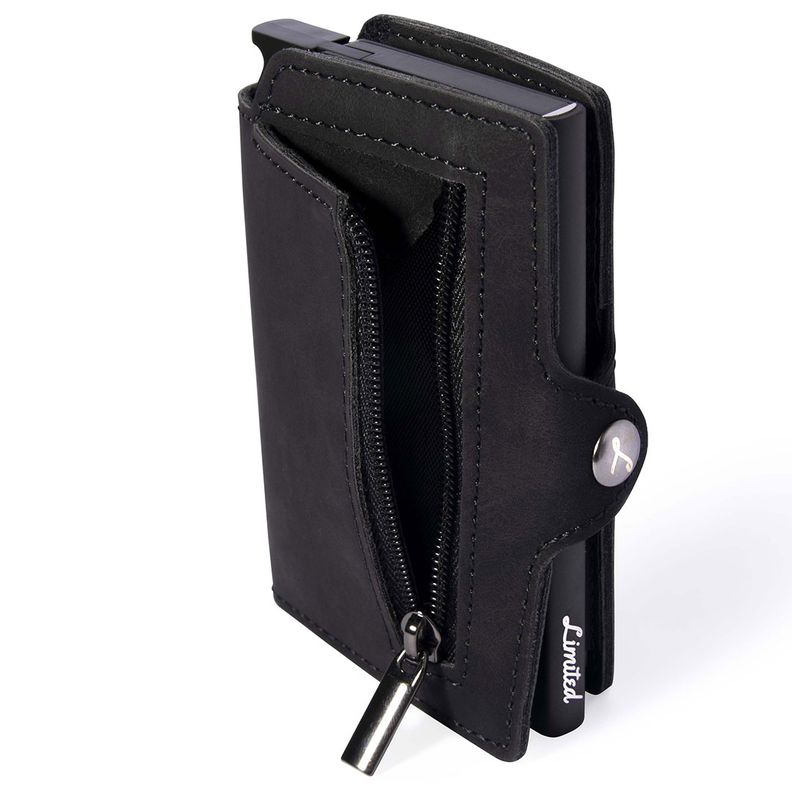 Billetera Tarjetero Limited Slim Black Monedero-0