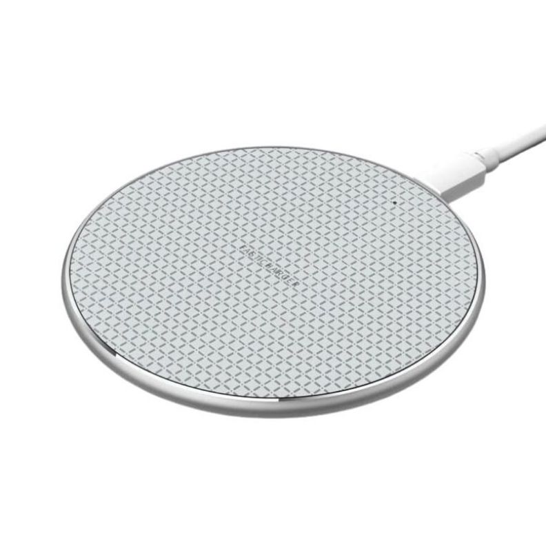 Cargador Inalámbrico Ultra Delgado iPhone/Android Gris-0