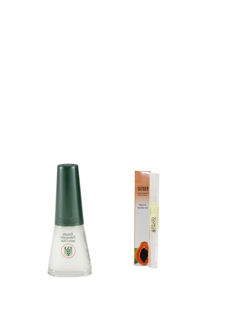 ESMALTE ENDURECEDOR DE UÑAS QUIMICA ALEMANA+ACEITE DE REGALO-0