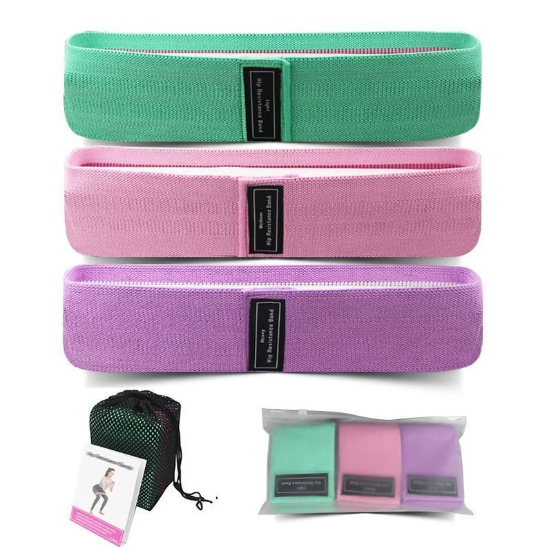 Set de 3 Bandas elasticas de Tela-1