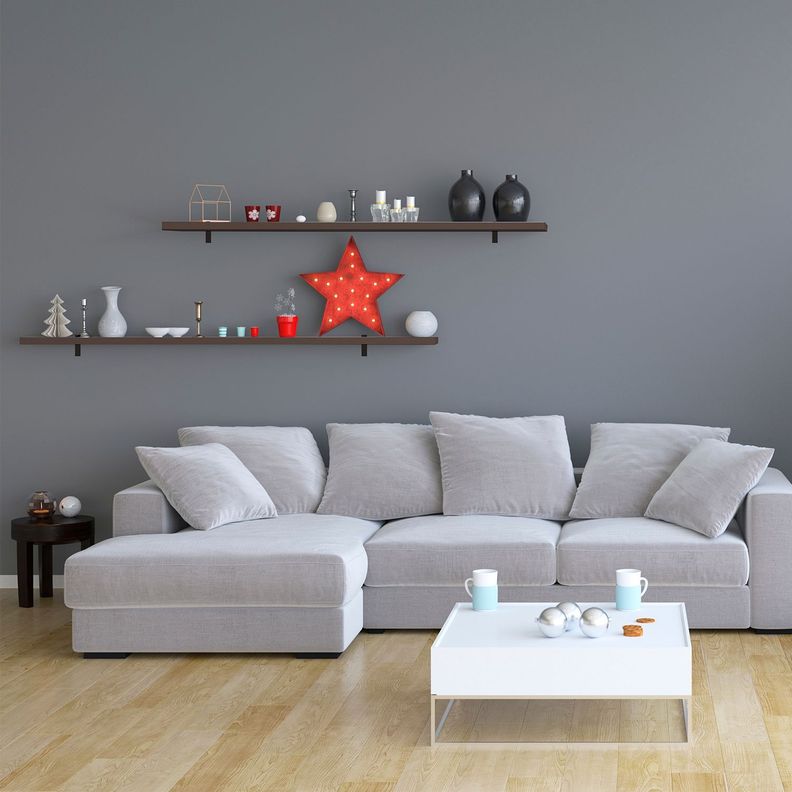 Repisa + 2 Soporte 90×25x1,5cm CHOCOLATE-1