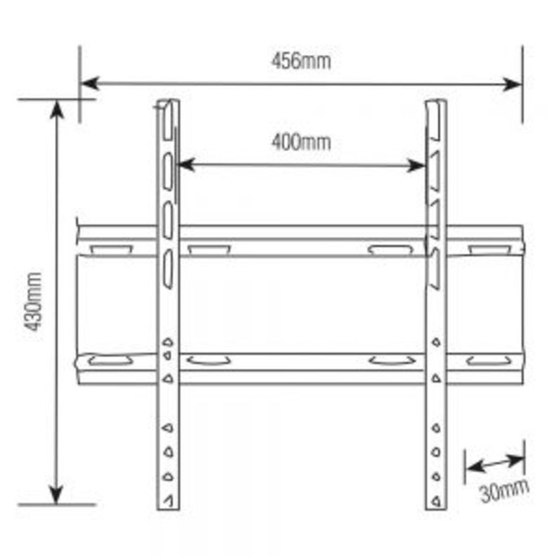 Soporte  TV Ultra Slim 32" a 55"  Muro o Tabique-1