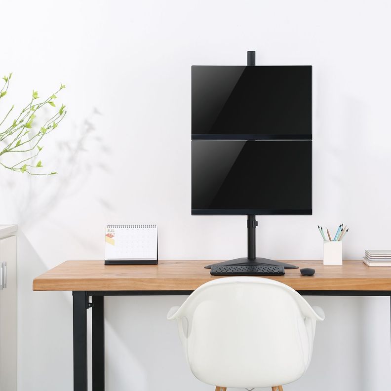 Soporte 2 monitores Vertical - 13" a 32" - 16 kg. Articulado-2