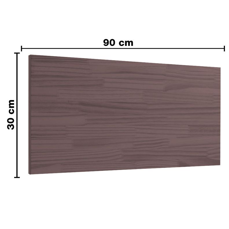 Repisa + 2 Soporte 90cm×30cmx1,5cm CHOCOLATE-2