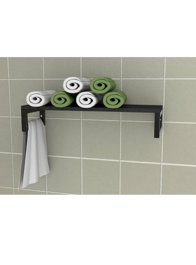 Repisa tipo Industrial 60cm x 20cm CAFE 20kg Brasforma-0
