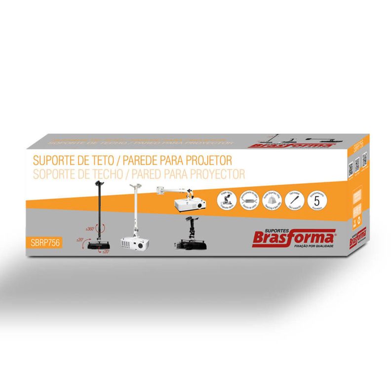 Soporte  Proyector - Techo/Pared con Extensión 10kg-5