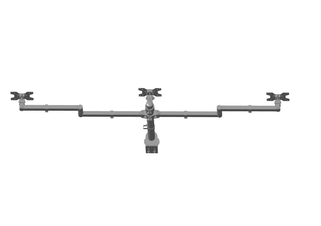 Soporte Para 3 Monitores 13" A 27" Articulado 24Kg Max.-0