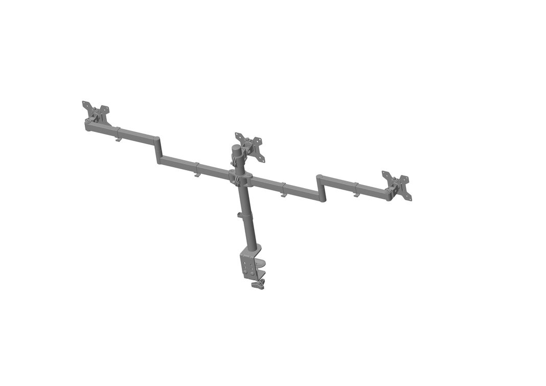 Soporte Para 3 Monitores 13" A 27" Articulado 24Kg Max.-1