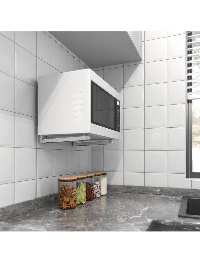 Soporte Microondas Plegable Plata MB6SILVER-3