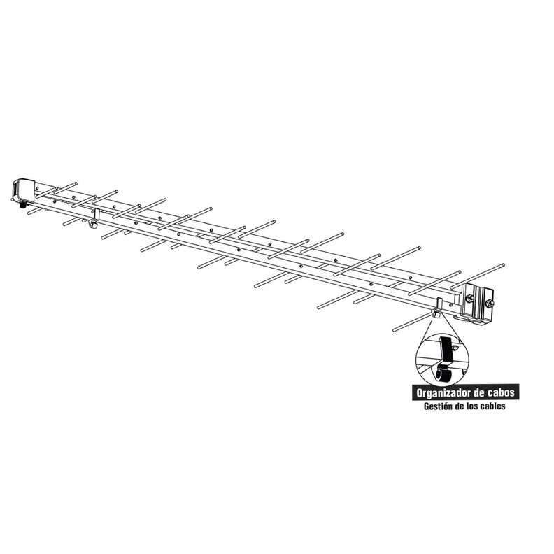Antena Externa HD 18dbi + Mástil + 16m Cable de regalo-3