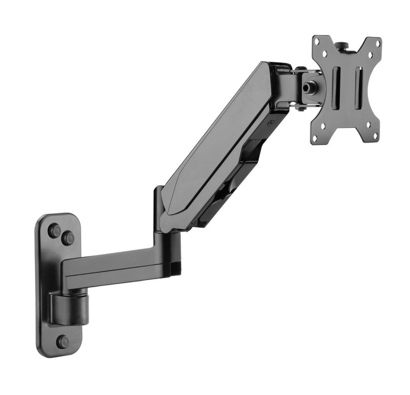 Soporte de Pared para Monitor 17" a 32" - 9kg  360 Resorte a Gas SBRM112 - Brasforma Negro