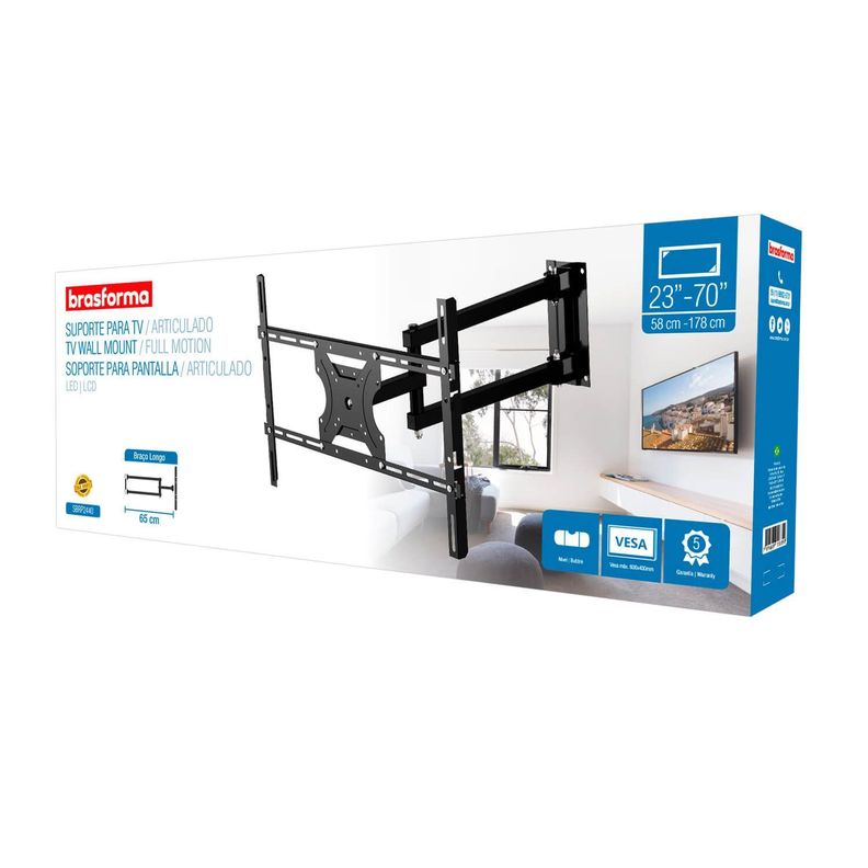 Soporte TV Con Brazo de 65cm - 23 A 70 30kg-3