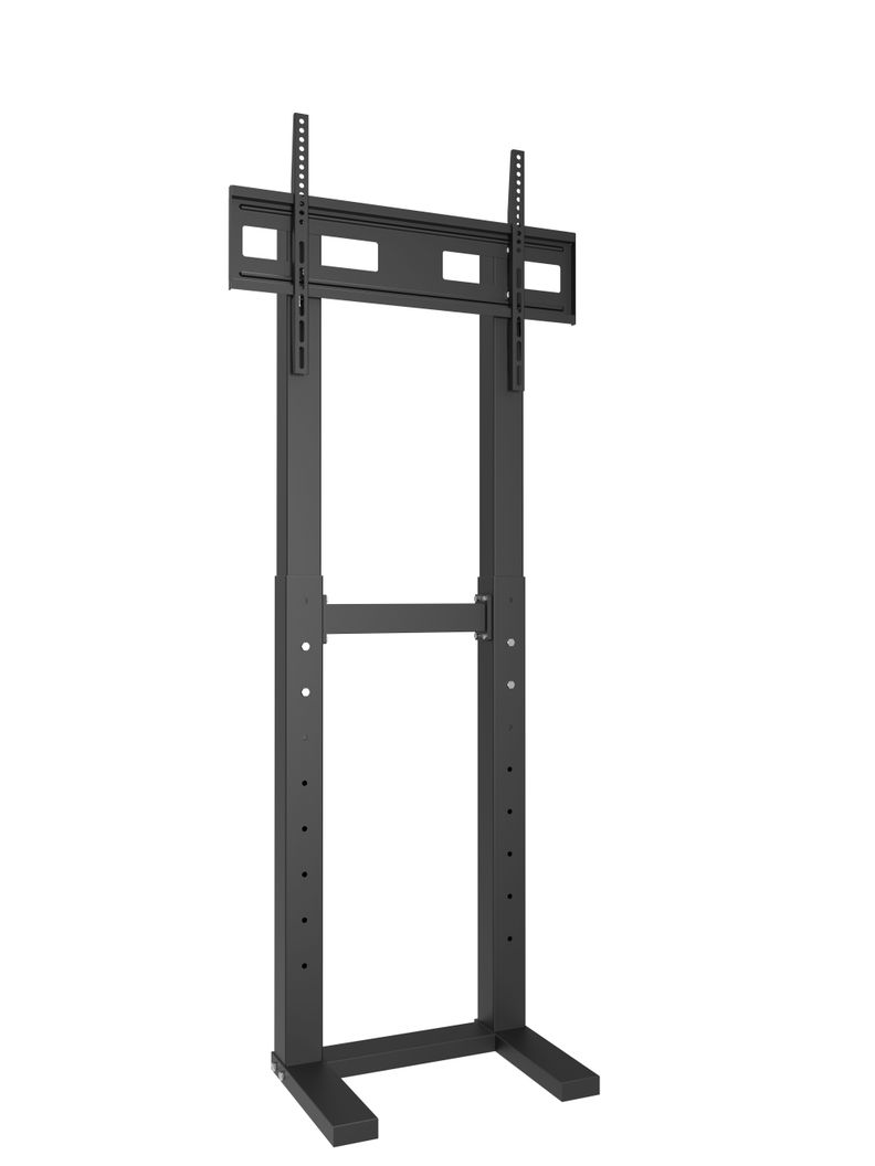 SOPORTE PEDESTAL TV CONTRA PARED 32" A 85" SIN PERFORACIONES!-0
