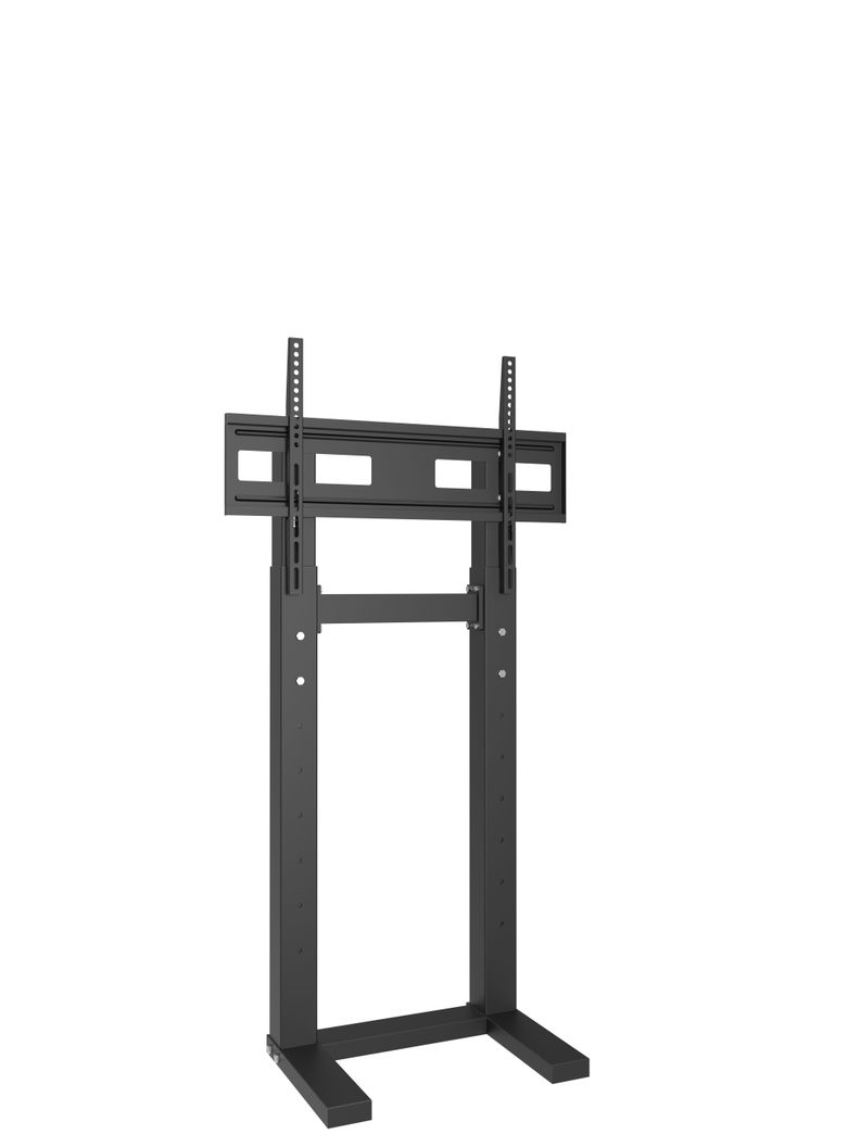 SOPORTE PEDESTAL TV CONTRA PARED 32" A 85" SIN PERFORACIONES!-1