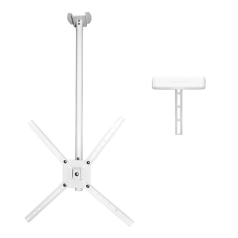 Soporte  TV de Techo 10" a 55" - 360° +  Sop. Deco  Bco-0
