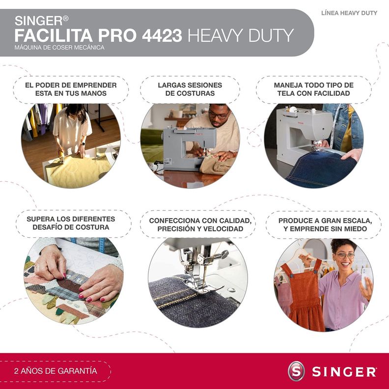 Máquina de coser Singer Facilita pro 4423-3