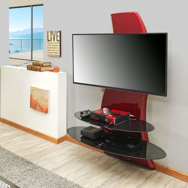Rack TV Italiano Ghost Design 2000 Metallic Red-3