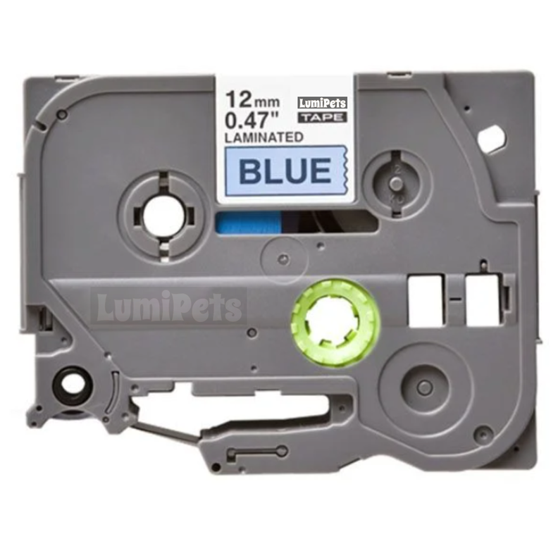 Cinta Tze-531 Alternativa Para Rotuladora Brother 12mm X 8m Azul-0