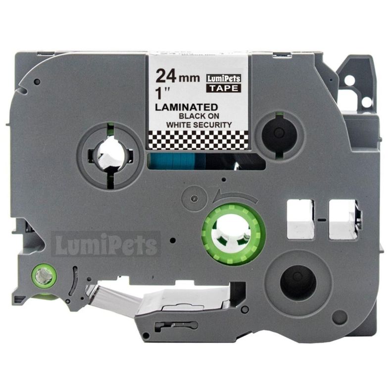 TZe-SE5 de Seguridad Para Rotuladora Brother Pt, 24mm X 8m-0