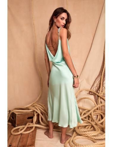 Vestido Turquesa Amalfi Gapaz-4