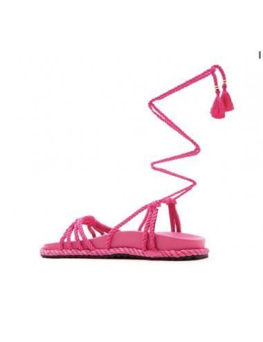 Sandalia Plana Pink Cecconello -2