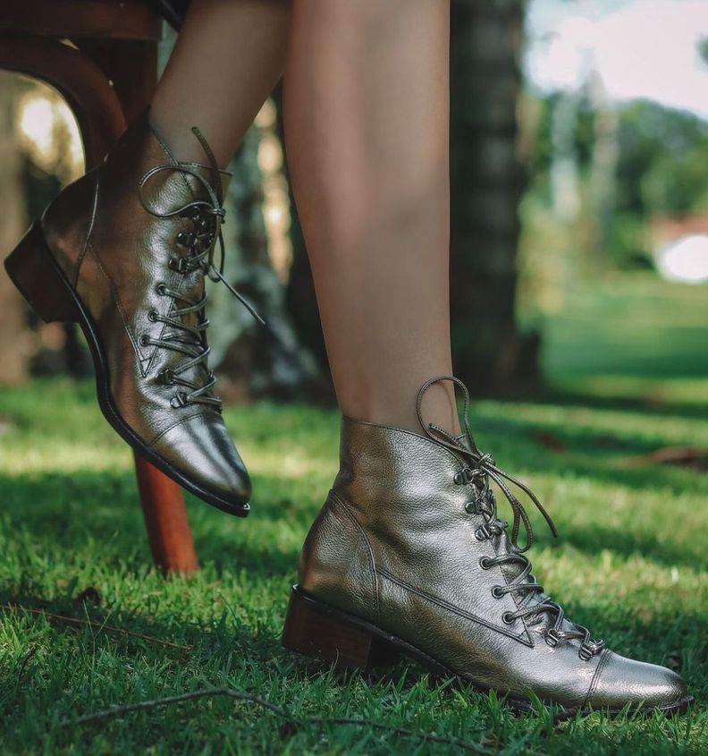 Bota Cuero Chumbo Luiza-6