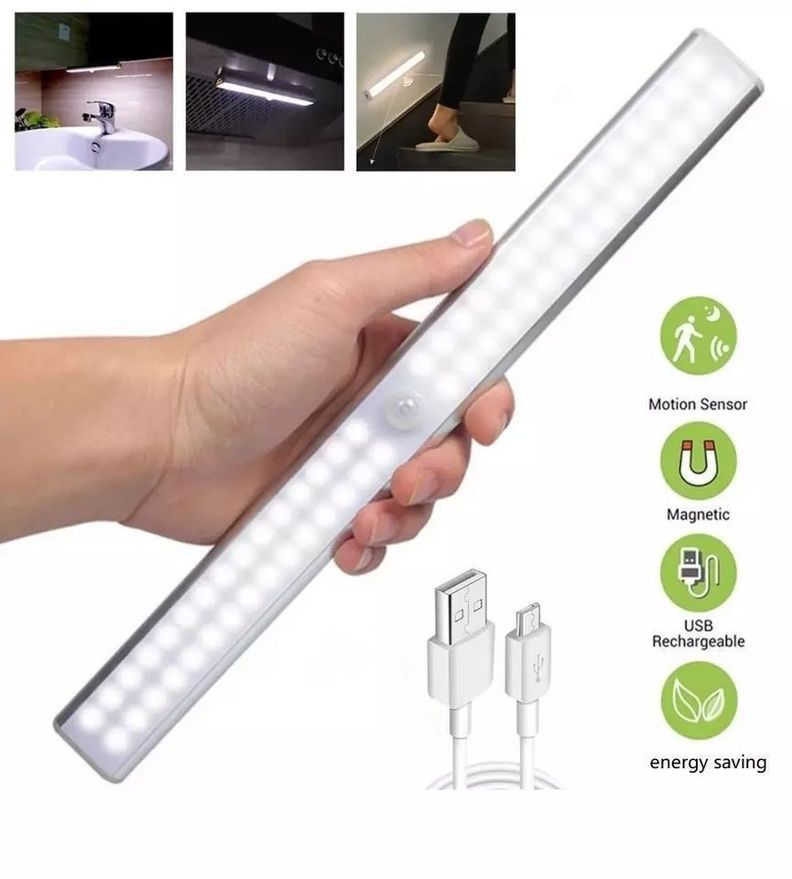 Barra Luz Led inteligente sensor de movimiento-43