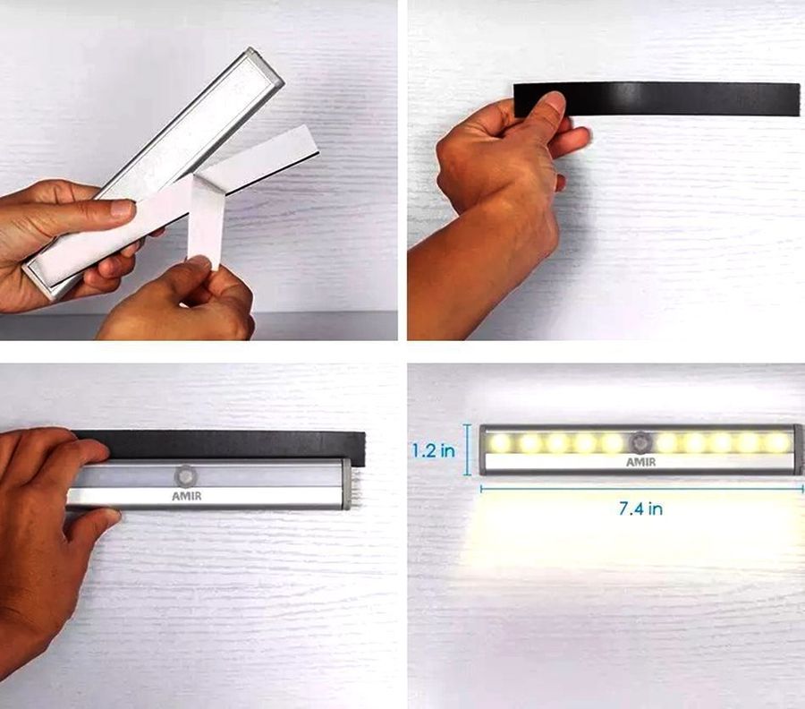 Barra Luz Led inteligente sensor de movimiento-25