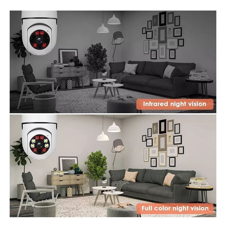 Cámara IP 360° Ampolleta motorizada Full HD -3