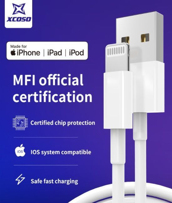 Cable Cargador Lightning Para iPhone 1 metro-4