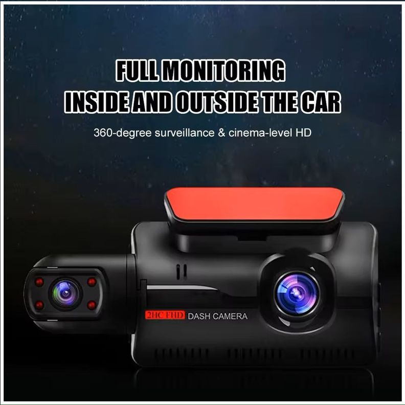 Dash Cam Cámara Dual 1080P Ángulo Amplio de 150° Grabación en Bucle-3