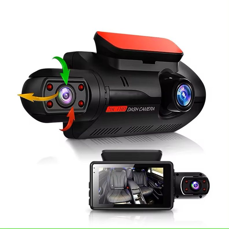 Dash Cam Cámara Dual 1080P Ángulo Amplio de 150° Grabación en Bucle-7
