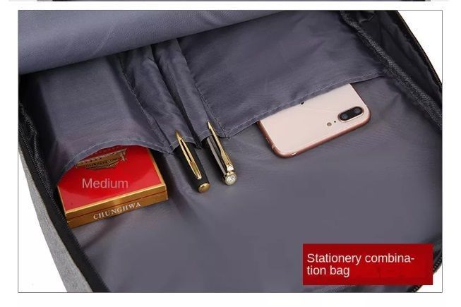 Mochila para Laptop impermeable con puerto USB 39 Litros-4