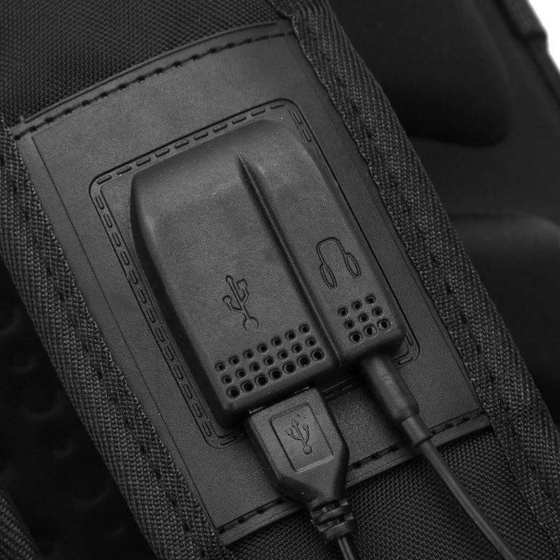 Mochila para Laptop impermeable con puerto USB-7