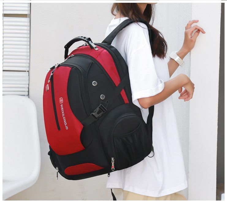 Mochila para Laptop impermeable con puerto USB-5