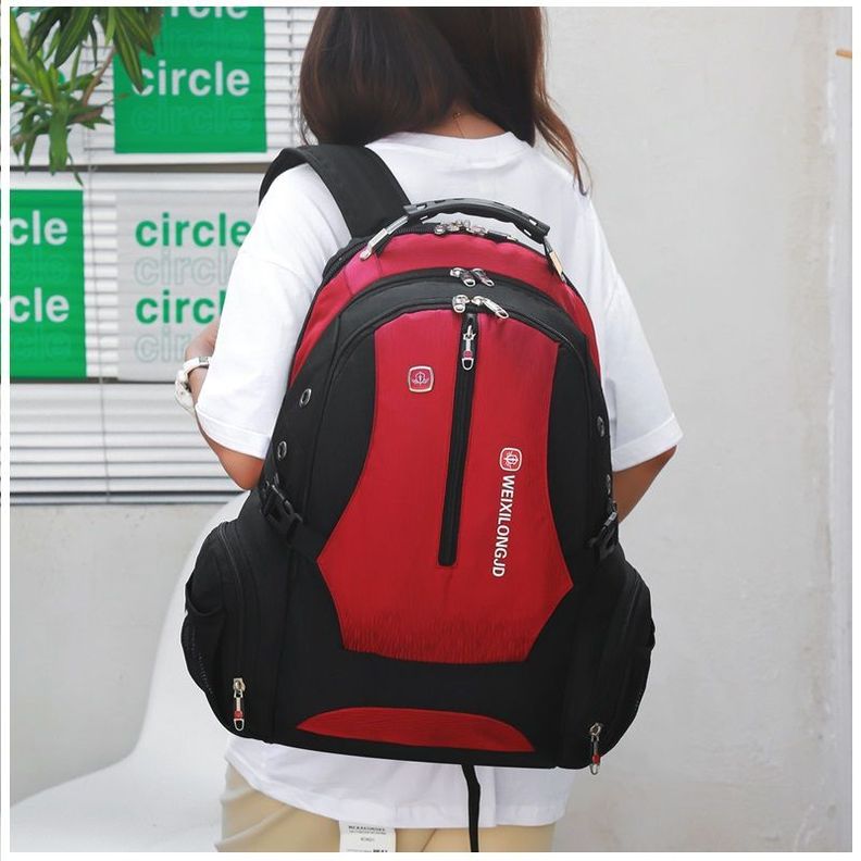 Mochila para Laptop impermeable con puerto USB-0
