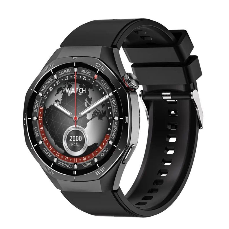 Smartwatch SK40 Deportivo Multifuncional GPS Compatible 3 Correas Negro