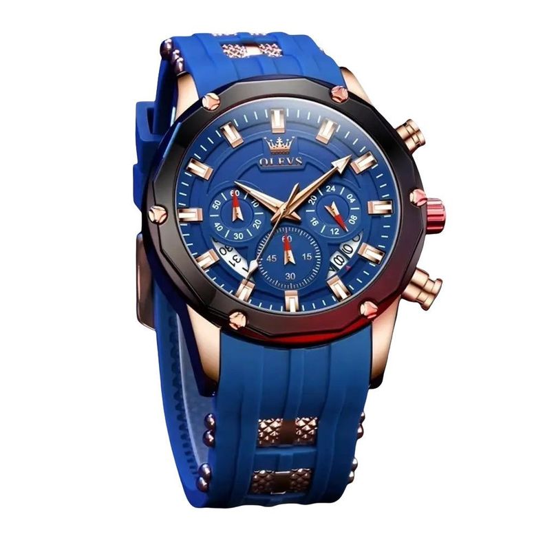 Reloj Cronógrafo Deportivo para Hombre con Calendario Completo